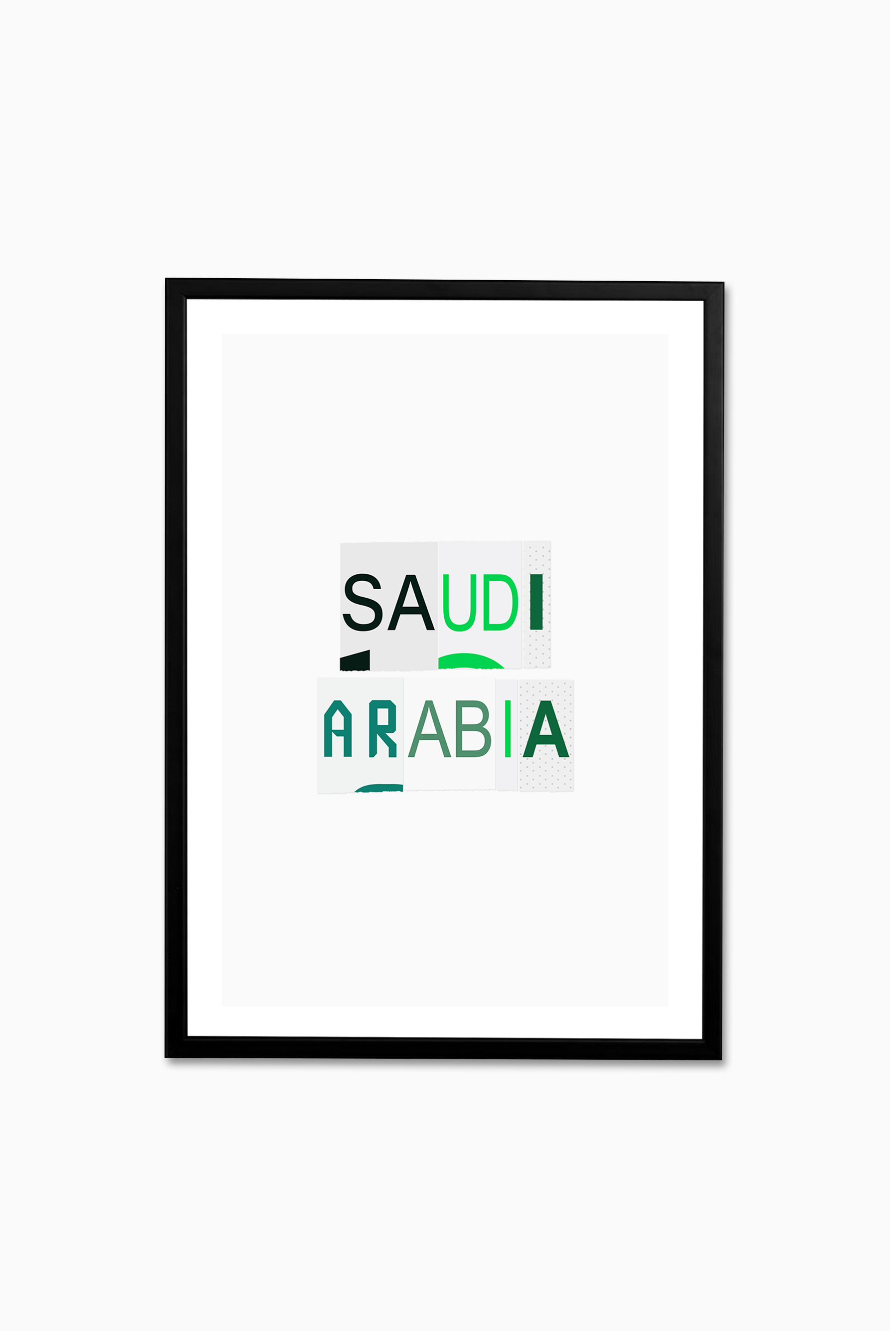 Saudi Arabia Wear and Tear / Print