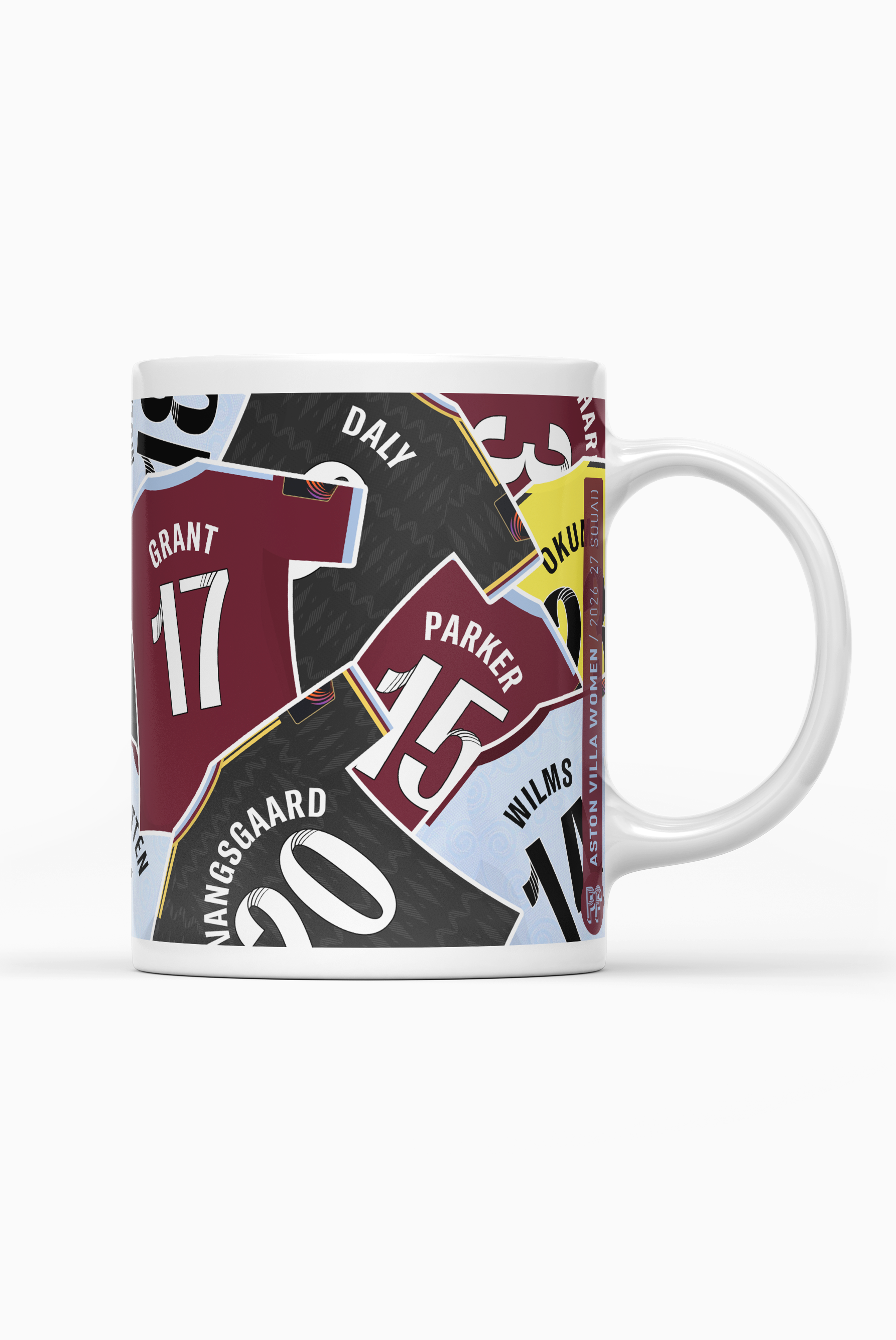 Aston Villa Women / 2026-27 Squad Mug
