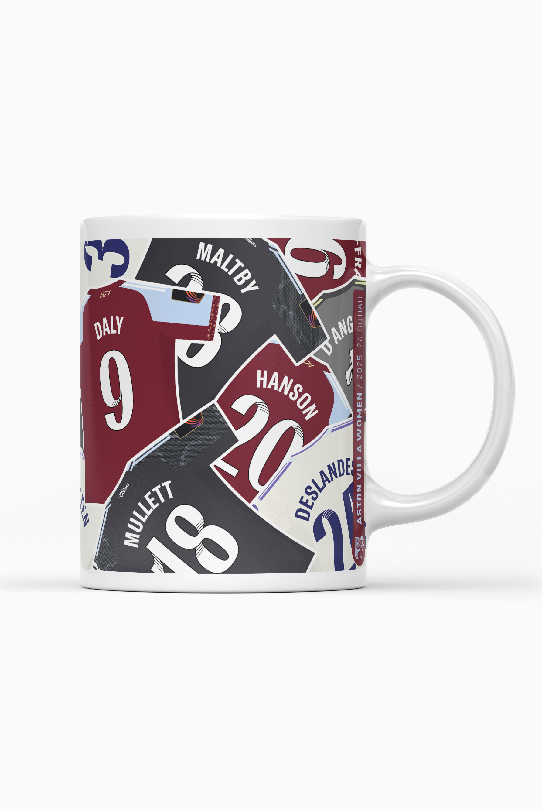 Aston Villa Women / 2025-26 Squad Mug