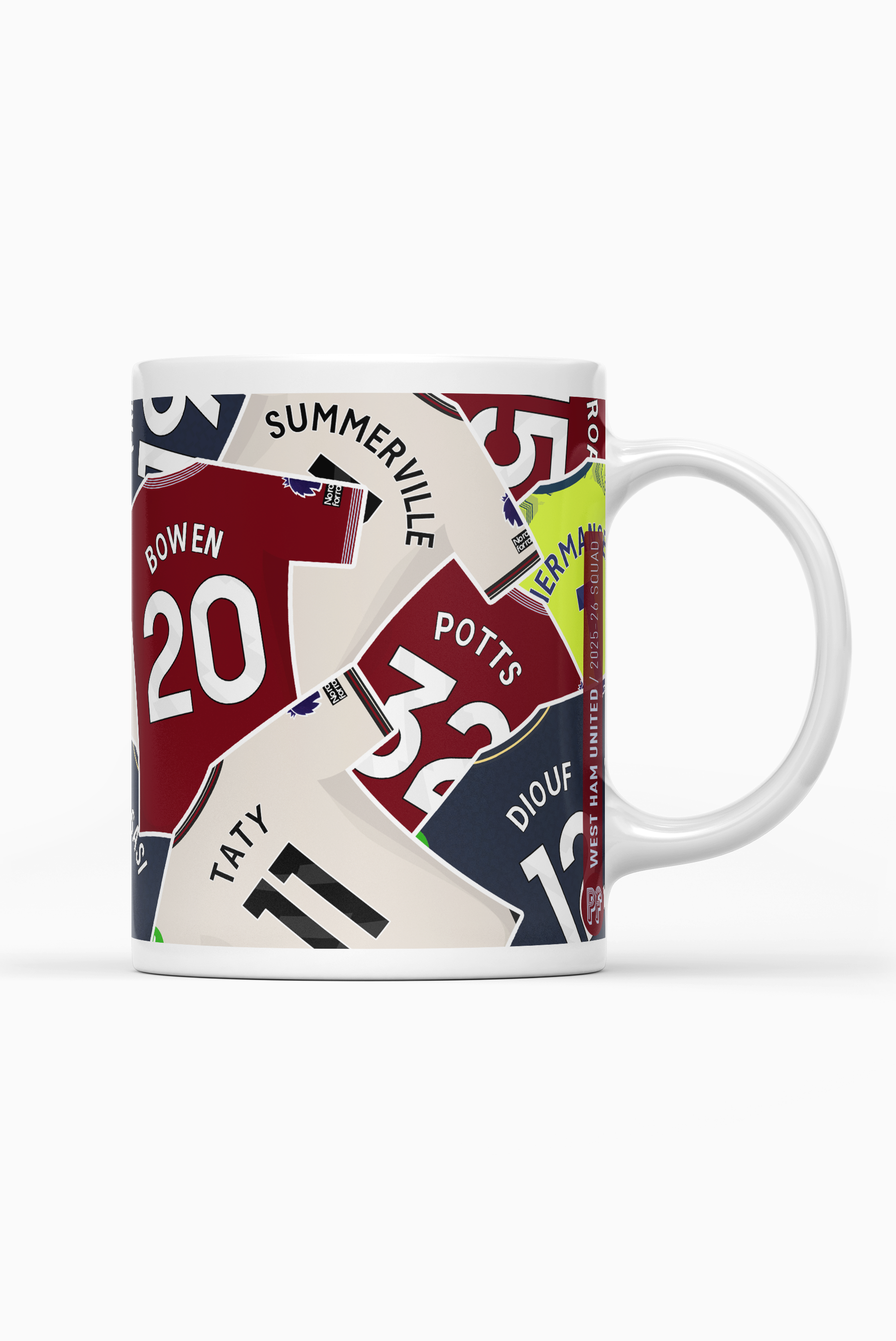 West Ham / 2025-26 Squad Mug