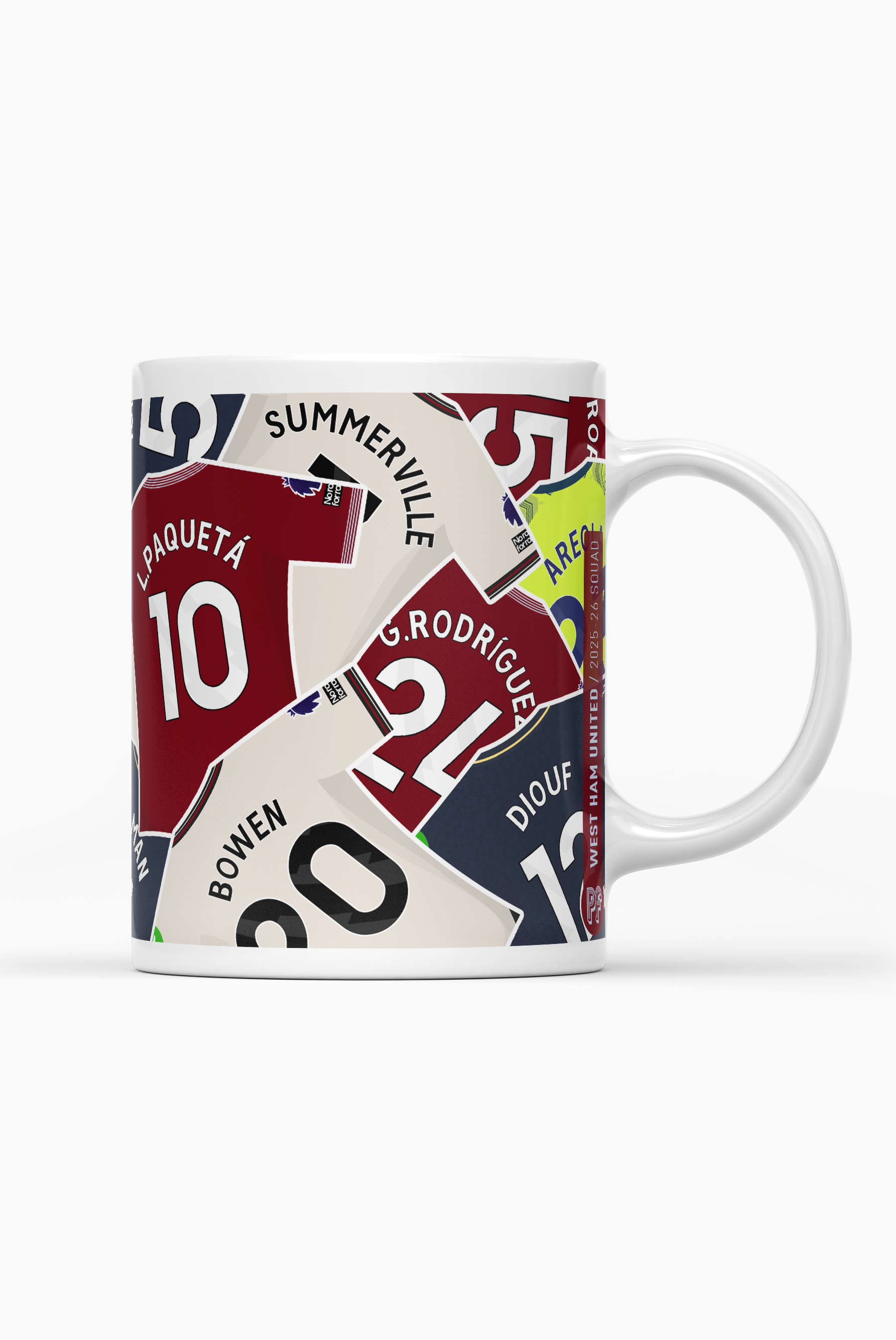West Ham / 2025-26 Squad Mug