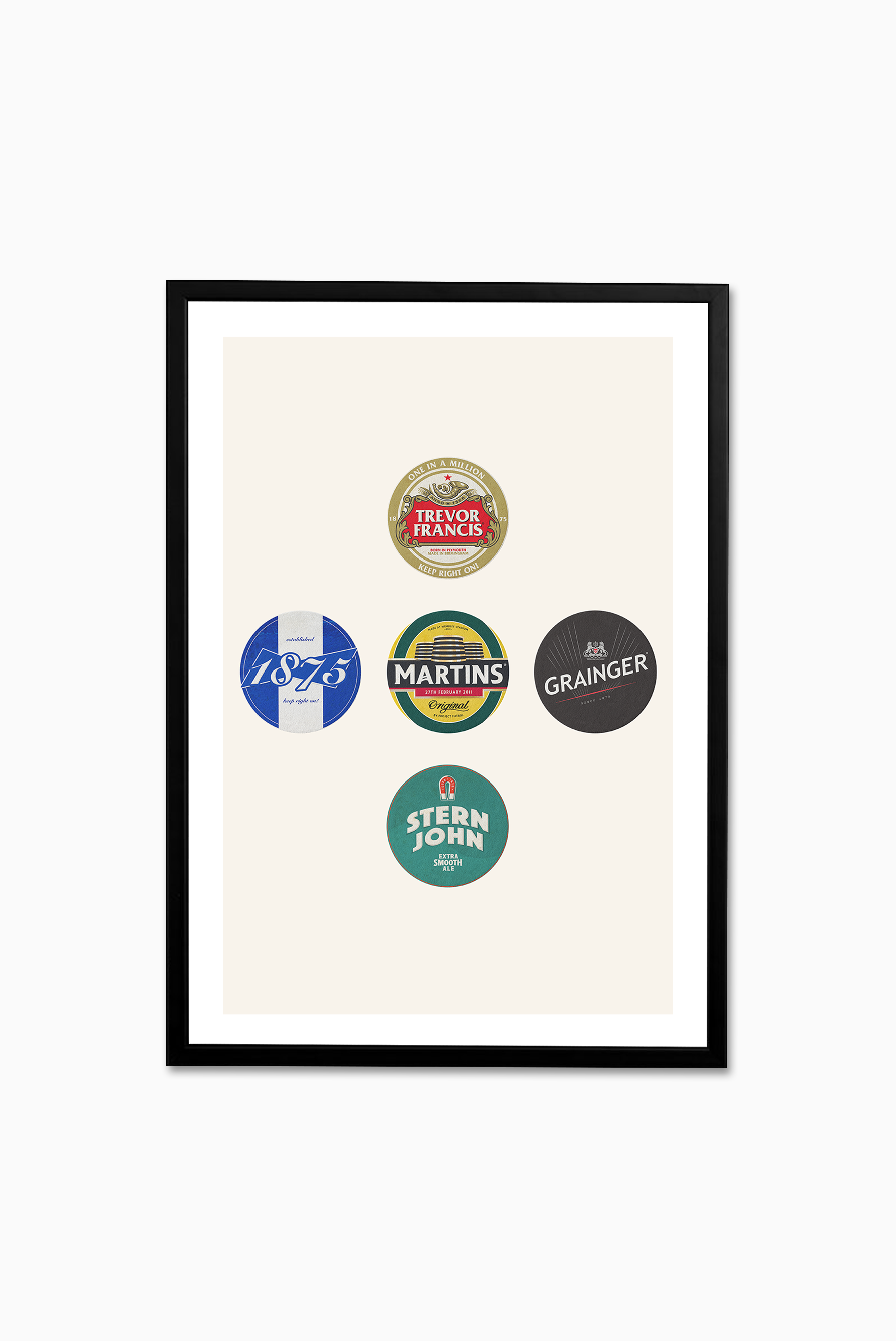 Birmingham Icon Beer Mats / Print